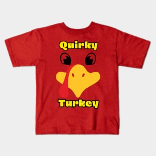 Gobble-iciously Quirky Turkey Kids T-Shirt